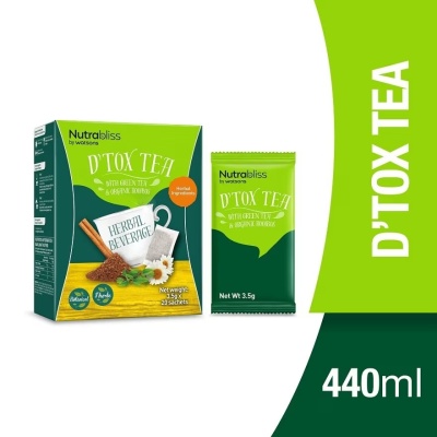 NUTRABLISS BY WATSONS - Herbal D'tox Tea 3.5g x 20's image