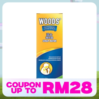 WOOD'S Woods Peppermint Syrup Adult