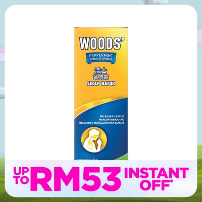 WOOD'S Woods Peppermint Syrup Adult
