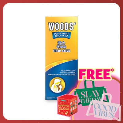 WOOD'S Woods Peppermint Syrup Adult