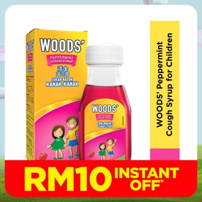 WOOD'S Peppermint Syrup Child