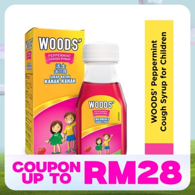 WOOD'S Peppermint Syrup Child