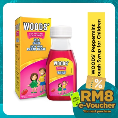 WOOD'S Peppermint Syrup Child