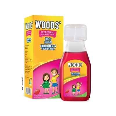 WOOD'S Woods Peppermint Syrup Child