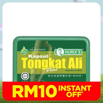 HURIX'S Kapsule Tongkat Ali Plus 30's