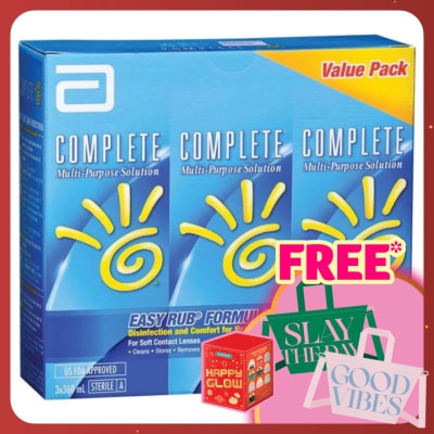 J&J VISION Complete Multi Purpose Solution 3 x 360ml