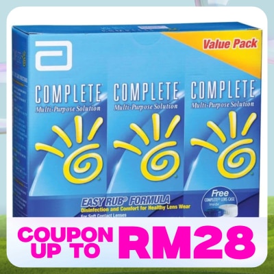 J&J VISION Complete Multi Purpose Solution 3 x 360ml