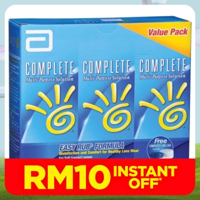 J&J VISION Complete Multi Purpose Solution 3 x 360ml