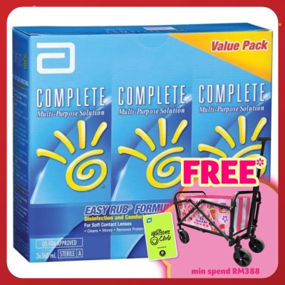 J&J VISION Complete Multi Purpose Solution 3 x 360ml