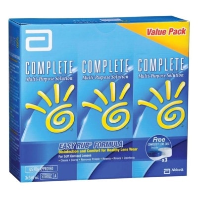 J&J VISION Complete Multi Purpose Solution 3 x 360ml