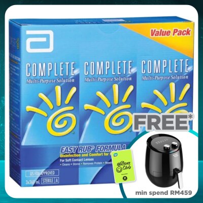 J&J VISION Complete Multi Purpose Solution 3 x 360ml