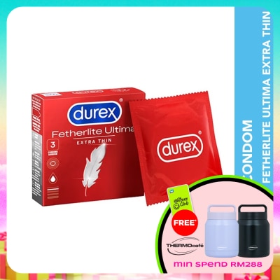 DUREX - Condom Fetherlite Ultima Extra Thin 3s