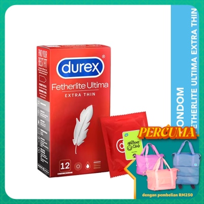 DUREX Condom Fetherlite Ultima Extra Thin 12s