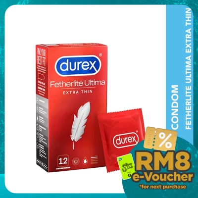 DUREX Condom Fetherlite Ultima Extra Thin 12s
