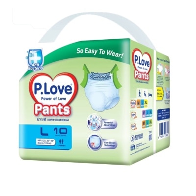 P.LOVE Standard Pants Adult Diapers L10 X 6Packs