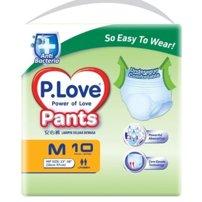 P.LOVE Standard Pants Adult Diapers M10 X 6packs