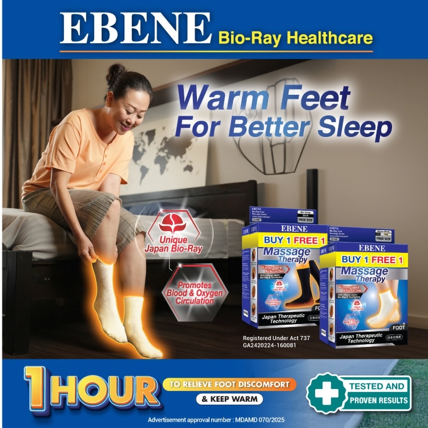 Bio Ray Men Sock Black Long 2s