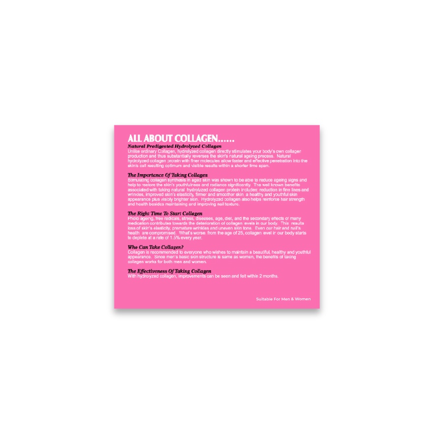 Hydrolysed Collagen Tablet 2X80'S + 20'S image