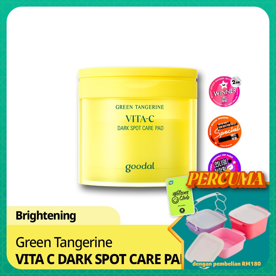 Green Tangerine Vita C Toner pad Plus 70s