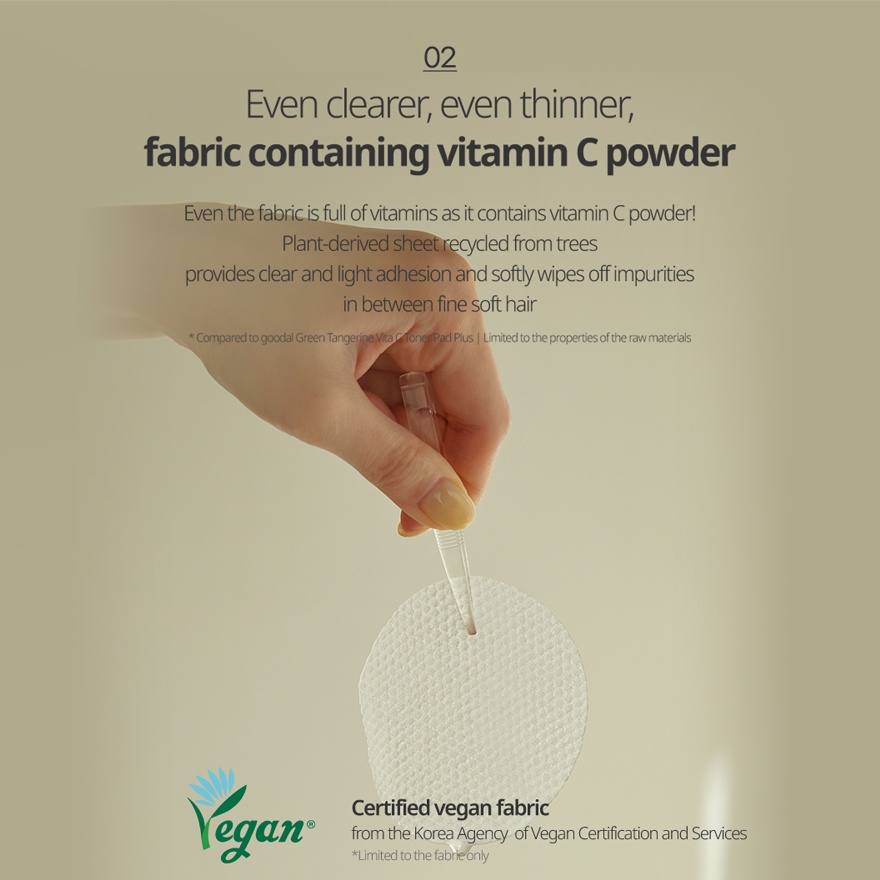 Green Tangerine Vita C Toner pad Plus 70s image