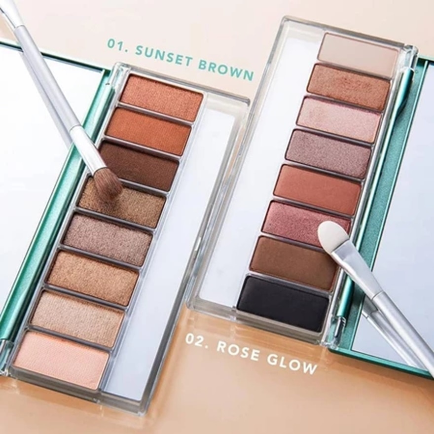 Exclusive Eyeshadow Palette 02 Rose Glow 10g