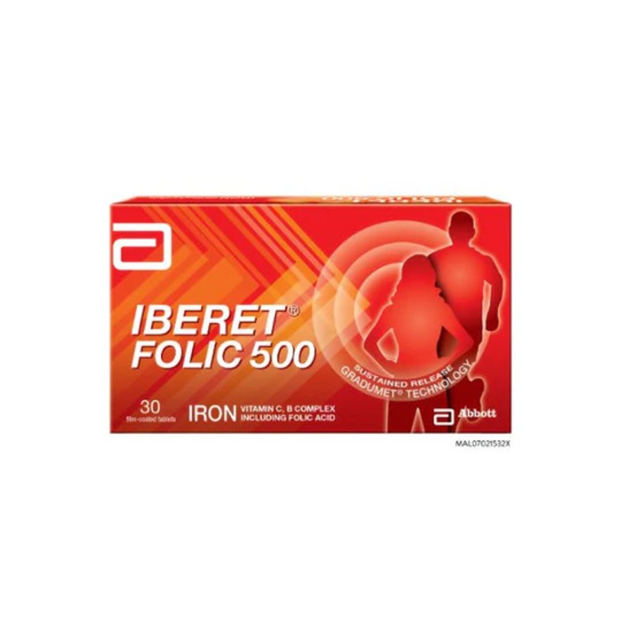 IBERET FOLIC 500 30'S