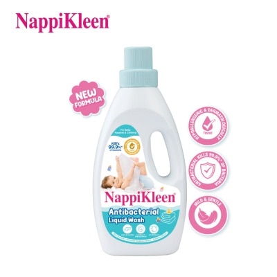NAPPIKLEEN - Anti Bacterial Baby Liquid Wash 1.85kg