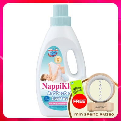 NAPPIKLEEN - Anti Bacterial Baby Liquid Wash 1.85kg