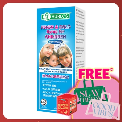 HURIX'S Sirap Ubat Demam & Selsema untuk Kanak-Kanak 60ml