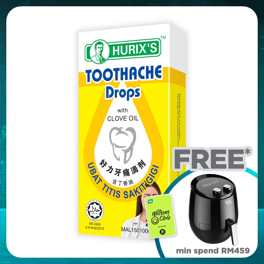 Toothache Drop with Clove Oil 2ml