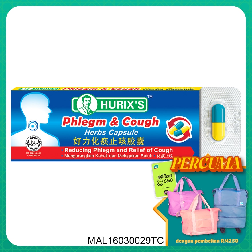 Phlegm & Cough Capsule 6's