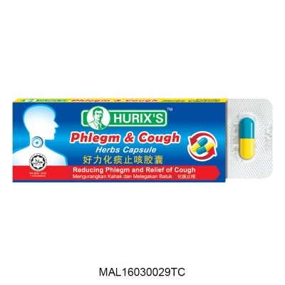 HURIX'S - Phlegm & Cough Capsule 6's image