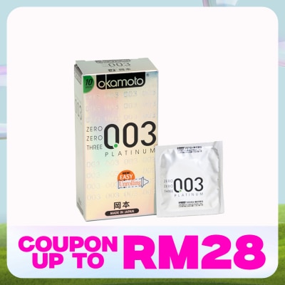 OKAMOTO 0.03 Platinum Condom 10's