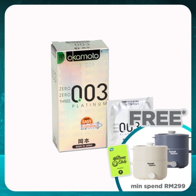 OKAMOTO 0.03 Platinum Condom 10's