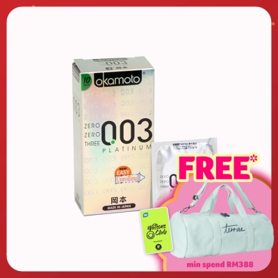 OKAMOTO 0.03 Platinum Condom 10's