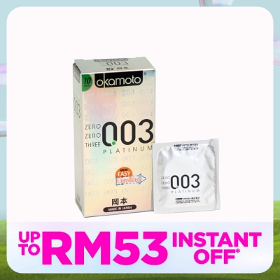 OKAMOTO 0.03 Platinum Condom 10's