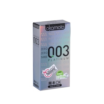 OKAMOTO 003 Platinum Condom 10's