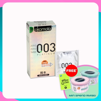 OKAMOTO 0.03 Platinum Condom 10's