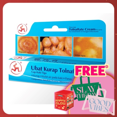 3LEGS TOLNAFTATE CREAM 10G (ANTI-FUNGAL)