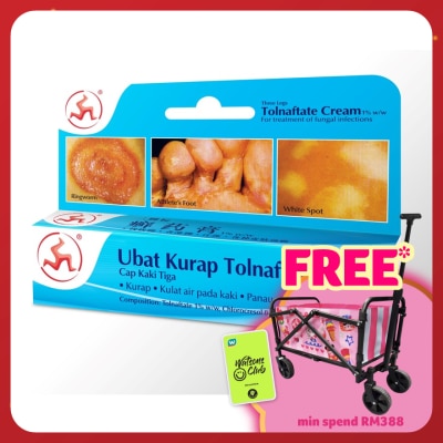 3LEGS TOLNAFTATE CREAM 10G (ANTI-FUNGAL)