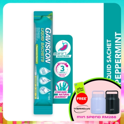 GAVISCON - Heartburn & Indigestion Relief Peppermint Sachet 10ml