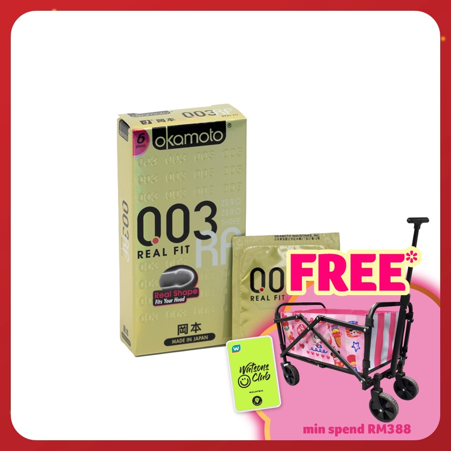 Condom 0.03 Real Shape & Fit 6's