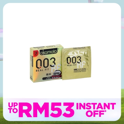OKAMOTO Condom Real Shape & Fit 3's