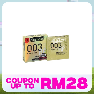 OKAMOTO Condom Real Shape & Fit 3's