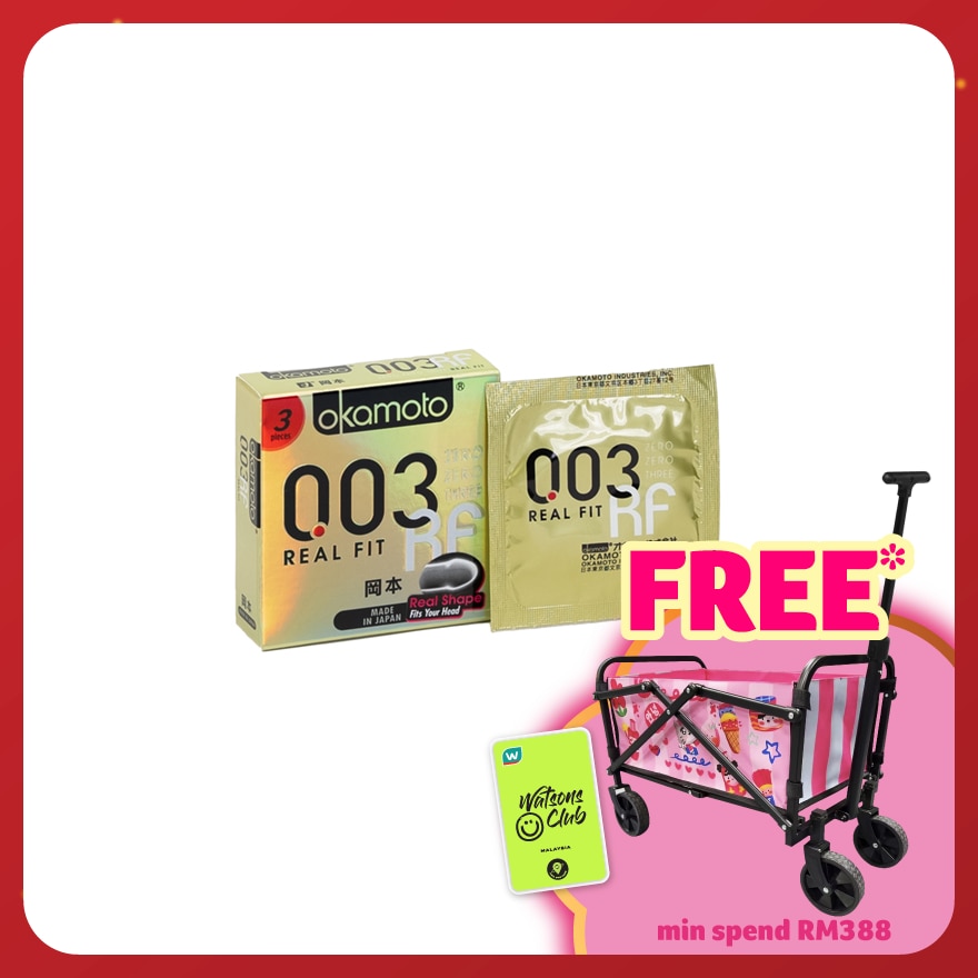 Condom Real Shape & Fit 3's