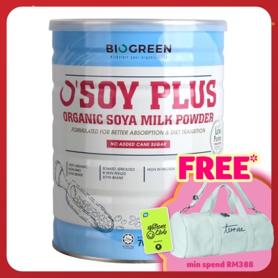 BIOGREEN Soya Milk Powder Sugar Free 700g