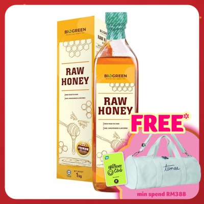 BIOGREEN Raw Honey Active Enzymes 1000ml