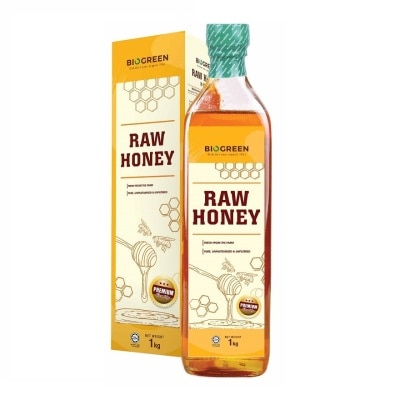 BIOGREEN Raw Honey Active Enzymes 1000ml