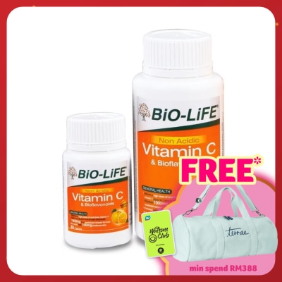 BIO-LIFE Non Acidic Vitamin C 90's+30's