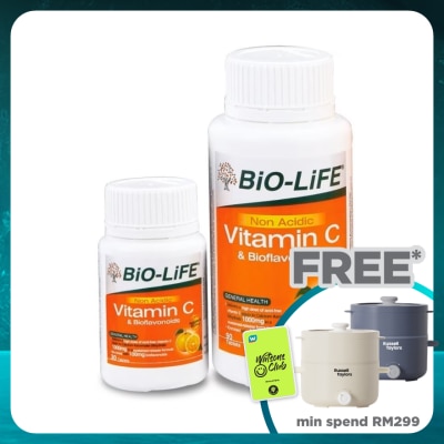 BIO-LIFE Non Acidic Vitamin C 90's+30's